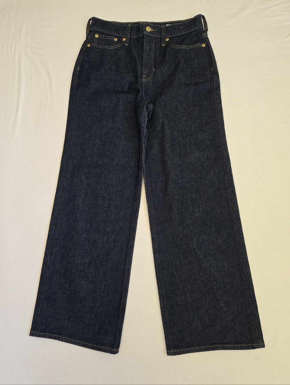 J. Crew Nwt 96 '96 Slim Wide Leg Jeans Dark Blue Wash Size 26 Style# CC580